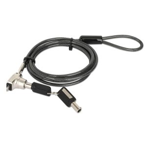 Manhattan 440486 Keyed Laptop Lock For Nano Security Slot, 6 Ft.