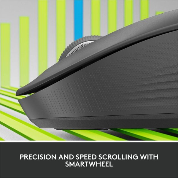 Logitech Signature M550 L Full Size Wireless Mouse - For Large Sized Hands, 2-Year Battery, Silent Clicks, Bluetooth, Graphite - Image 2