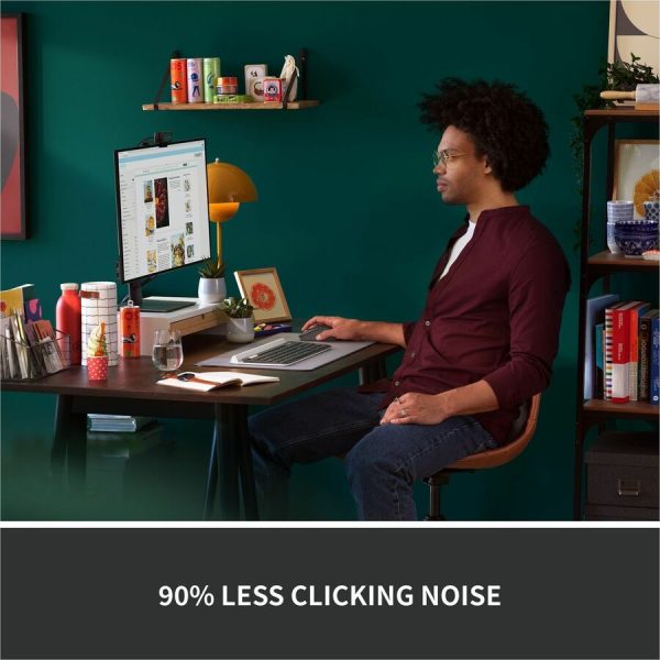 Logitech Signature M550 L Full Size Wireless Mouse - For Large Sized Hands, 2-Year Battery, Silent Clicks, Bluetooth, Graphite - Image 4