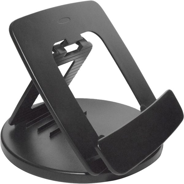 Kantek Rotating Foldable Desk Top Tablet Stand, Black - Image 3