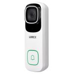 Lorex B862AJD-E Wi-Fi 4K AI Smart Video Doorbell for Existing Doorbell Wiring with Chimebox and 32-GB microSD Card (White)