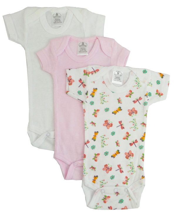 Preemie Girls Printed Short Sleeve Variety Pack 005p - Image 2