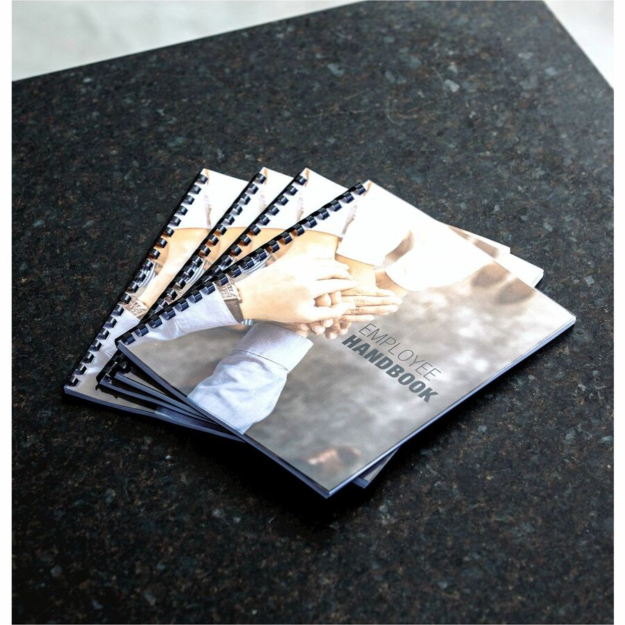 Fellowes Crystals Clear Pre-punched Binding Covers - Image 2