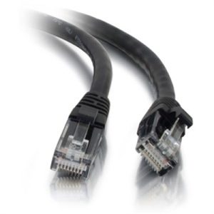 14' Cat5E Snagless Cable Black