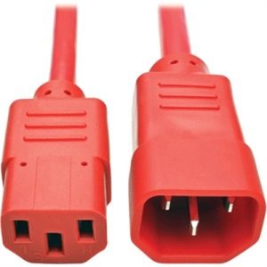 Heavy Duty 6' Pwr Ext Cord Red