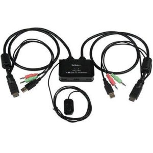 2 Port HDMI Cable KVM Switch