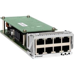8 x 10GBaseT PoE+ Ports