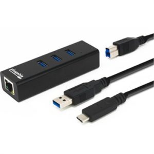 USB 3.0 Hub with Ethernet GbE