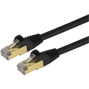 15ft Black Cat6a STP Cable