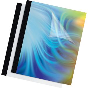 Fellowes Thermal Presentation Covers - 3/4" , 180 sheets, Black