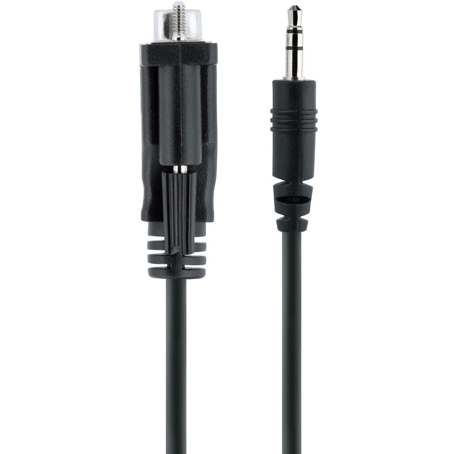 StarTech.com 3ft (1m) DB9 to 3.5mm Serial Cable for Serial Device Configuration, RS232 DB9 Male to 3.5mm for Calibrating via Audio Jack - Image 2