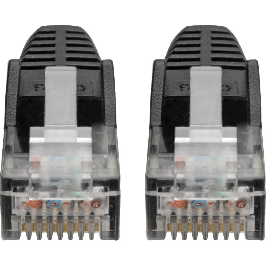 Eaton Tripp Lite Series Cat6 Gigabit Snagless Molded (UTP) Ethernet Cable (RJ45 M/M), PoE, Black, 6-in. (15.24 cm) - Image 3