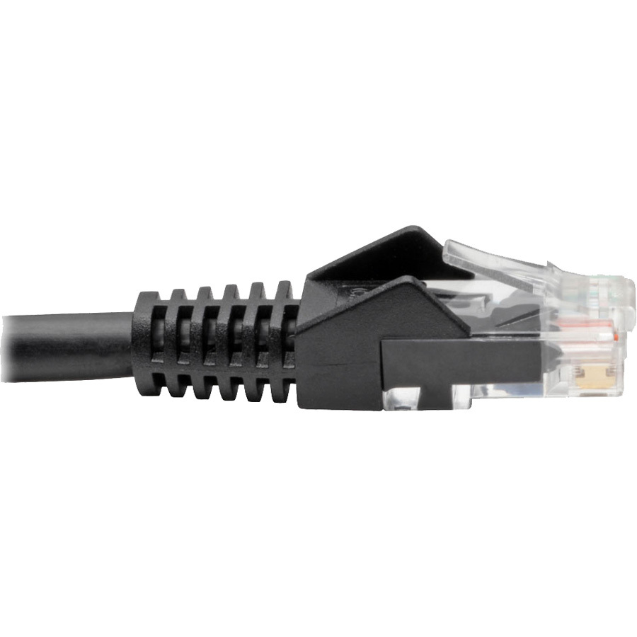 Eaton Tripp Lite Series Cat6 Gigabit Snagless Molded (UTP) Ethernet Cable (RJ45 M/M), PoE, Black, 6-in. (15.24 cm) - Image 4
