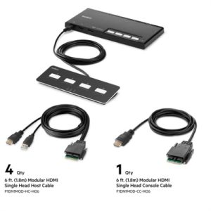 4Port Sngl Head HDMI ModeS KVM