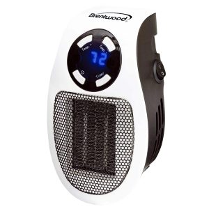 Brentwood Kool Zone H-C350W 350-Watt Plug-in Wall-Outlet Personal Space Heater