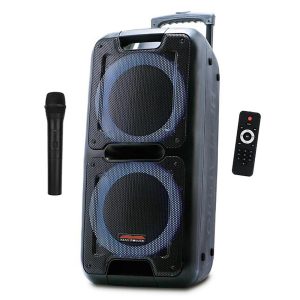 (MPD109XB) Max Power Dual 10” Sub Woofer Bluetooth Speaker with LED Party Lights