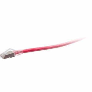 QS 7FT 2.1M RED BOOTED C6A STP
