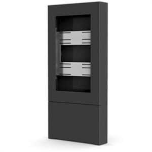 47" PORTRAIT FLOOR KIOSK BLK