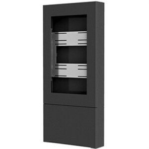 43" PORTRAIT FLOOR KIOSK BLK