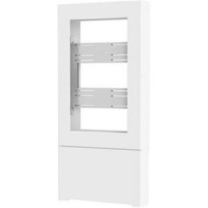 50" PORTRAIT FLOOR KIOSK WHT
