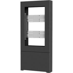 50" PORTRAIT FLOOR KIOSK BLK