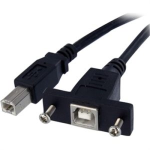 3' Panel Mount USB Cable BB