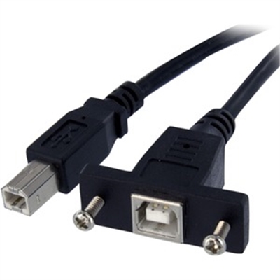 3' Panel Mount USB Cable BB