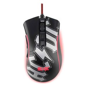Subsonic SA5612-A1 Wired Ergonomic Optical Gaming Mouse with Scroll Wheel, 7 Programmable Buttons, 7200 DPI, for PC (AC/DC)