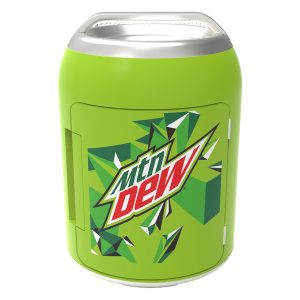 Mountain Dew MIS604MD 6-Can Portable Mini Fridge, Green