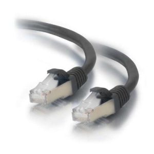 1FT CAT6 STP SNAGLESS PATCH BL