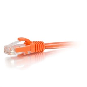 2' CAT6 Snagless Patch Orange