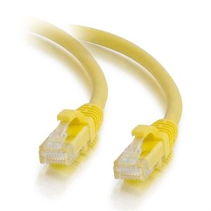10' Cat5e Snagless Yellow FB