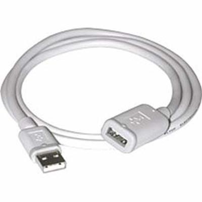 9' USB A M to F Ext Cable Blck