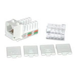 Cat6 RJ45 Keystone Jack Wht