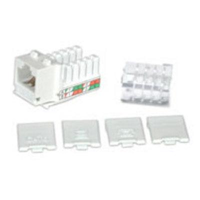 Cat6 RJ45 Keystone Jack Wht