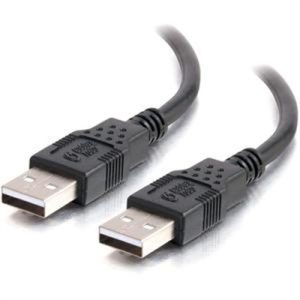 1m USB A Male/A Male Cbl BK