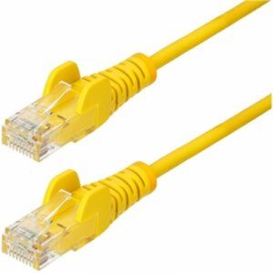 2ft Yellow Slim CAT6 Cable