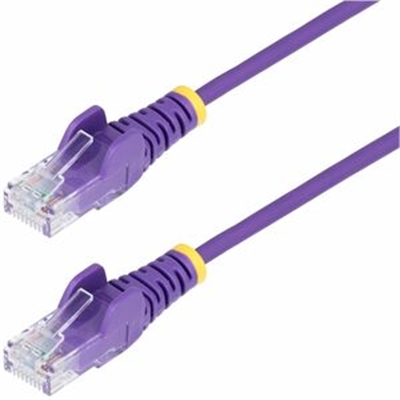 10ft Purple Slim CAT6 Cable