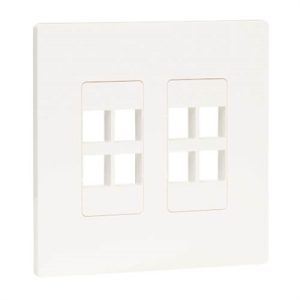Keystone Wall Plate 8 Port Cat