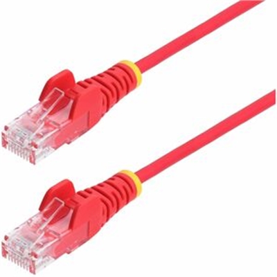 2ft Red Slim CAT6 Cable