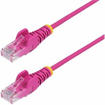 10ft Pink Slim CAT6 Cable