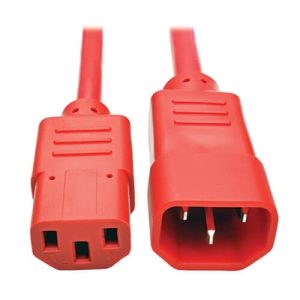 6' PDU Power Cord C14 C13 Red