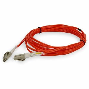 AddOn 2m LC (Male) to LC (Male) Orange OM1 Duplex Fiber OFNR (Riser-Rated) Patch Cable