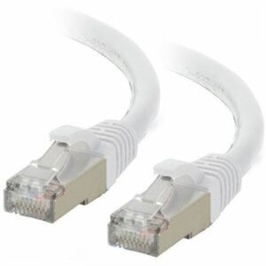15ft Cat6A Snagless shield Wh