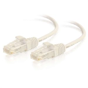 5ft Cat6A Snagless shield Wh