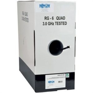 1000' Coax Bulk Cable Blk