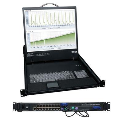 16 Port Cat5 IP KVM Switch 19"