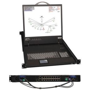 16 Port Cat5 IP KVM Switch 19"