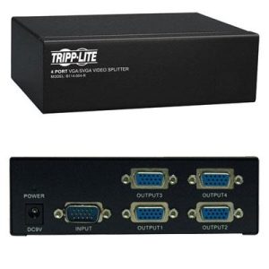 4 Port VGA SVGA Video Splitter