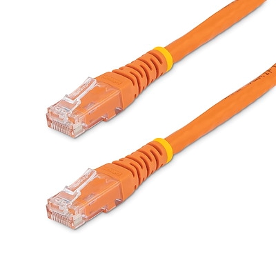 Orange Molded Cat6 Patch Cable